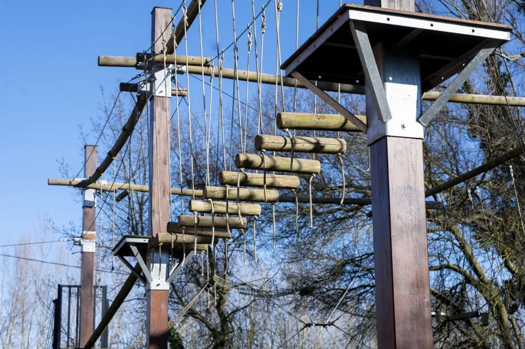 Parque de cuerdas del Palacio de Saldañuela