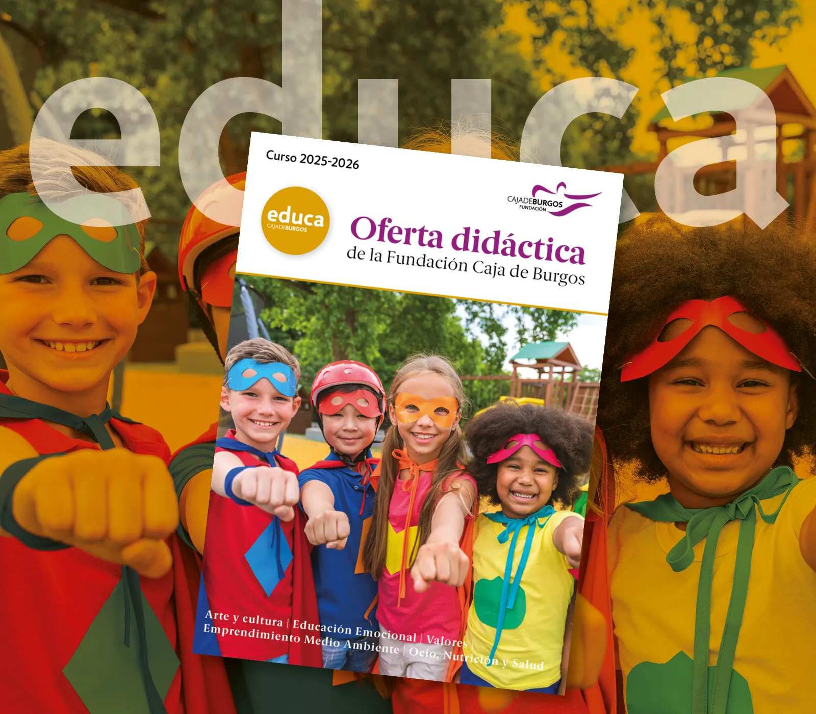 Programa Educa, portada de la web 2025